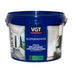 ВГТ / VGT Краска супербелая моющаяся ВД-АК 1180 - a-belyj - 1-5-kg