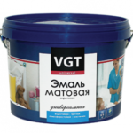 ВГТ / VGT Эмаль универсальная мат ВДАК 1179 - a-belyj - 3-kg